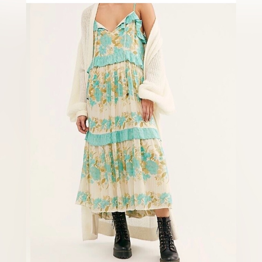 SPELL coco Lei scrappy gown